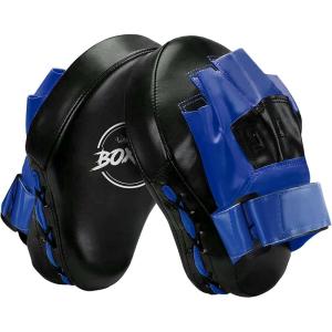 imageValleycomfy Boxing Curved Focus Punching Mitts Leatherette Training Hand PadsBlue
