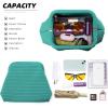 imageValleycomfy Beach ClutchWoven Clutch PursesCloud Dumpling Pouch PurseCrossbody BagsHollow Evening Bag for WomenEmerald Green